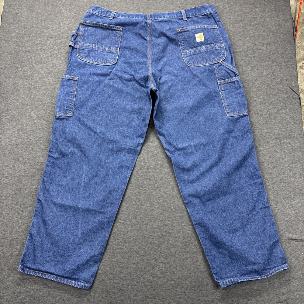 Carhartt FRB13 Flame Resistant Carpenter Jeans Mens 44x30 Loose‎ Fit CAT 2 Work